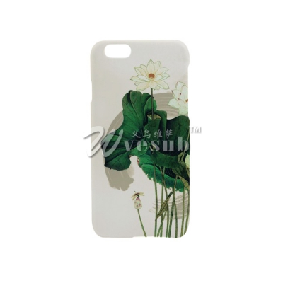 Custom Design Cellphone Cases for 3D iPhone 6 Sublimation Case Printing(Coated, White Frosted)