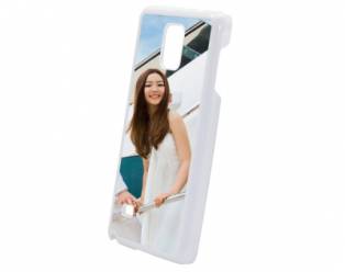 Plastic Samsung Galaxy Note 4 Cover-White