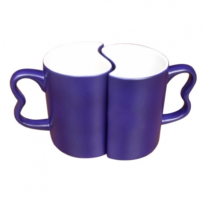Color Changing Couple Mugs-Blue