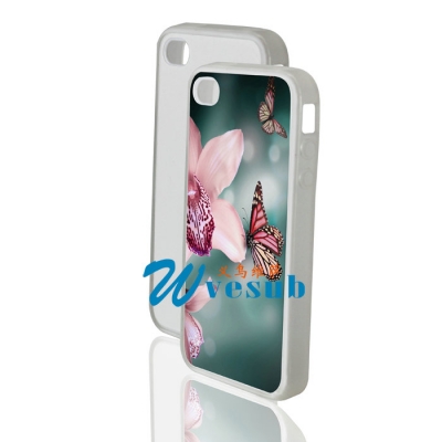 Silicone Sublimation iPhone 4/4s Cover