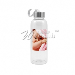 420ml Glass Bottle with Square White Patch