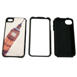 Multi-Protective iPhone 4/4s Cover(3-in-1)-Black