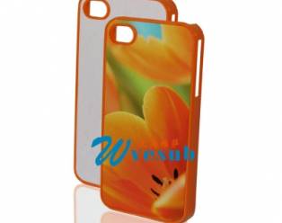 Sublimation Cover Case for Iphone 4s-Orange
