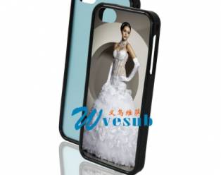 Sublimation iPhone 5 Rubber Color Frame Cover-Black