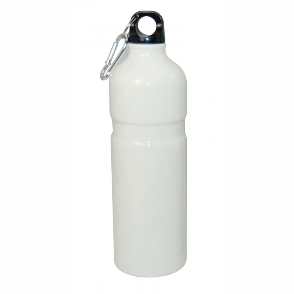 750ml Aluminium Water Bottle-White