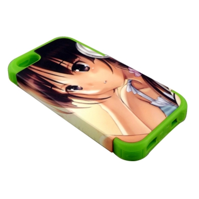 3D 2 in 1 iPhone 5 Cover-Green