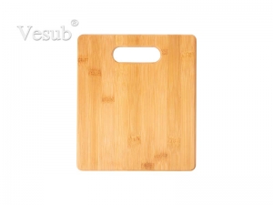 Bamboo Cutting Board (19.2*22.22*1.1cm) MOQ:1000pcs