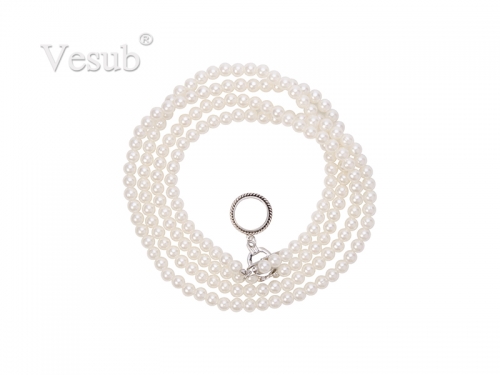 Fashion Noosa Necklace(09, Pearl)