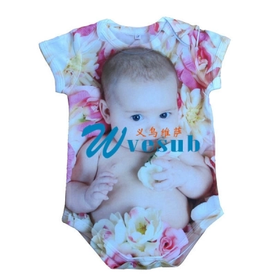 Diy Sublimation 3-6 Month Baby&#039;s Onesies Short Sleeve