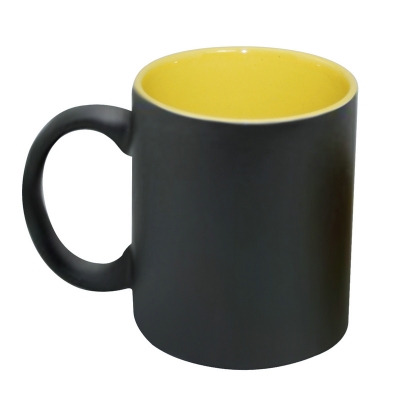 11oz Inner Color Change Mug-Yellow