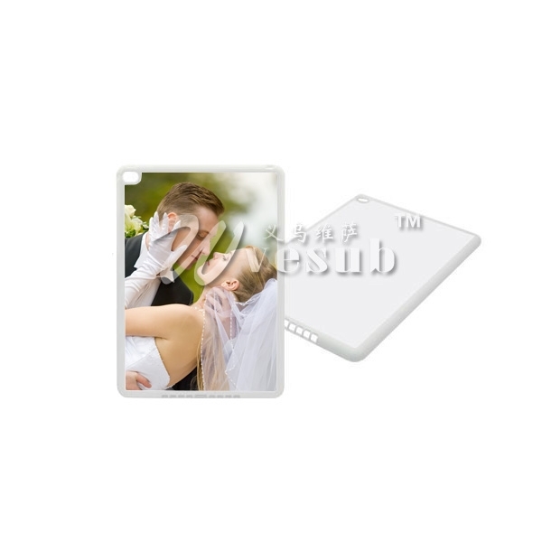 High quality White PC+TPU Sublimation Case for iPad Air 2