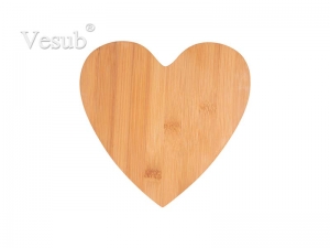 Heart Shaped Bamboo Cutting Board (22*21.5*0.9cm) MOQ:1000pcs