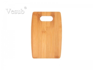 Arc Shaped Bamboo Cutting Board (22.86*15.24*1.1cm) MOQ:1000pcs