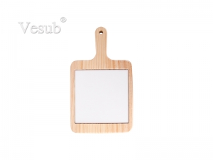 Square Cheese Board w/ Ceramic Tile(18*31cm)