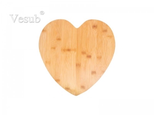 Heart Shaped Bamboo Cutting Board (33.5*33.5*1.5cm) MOQ:1000pcs