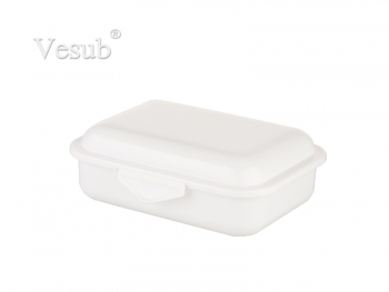Plastic Lunch Grid Box(White)
