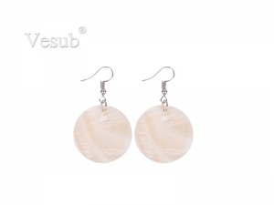 Round Shell Earring (φ30mm)