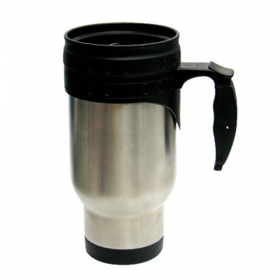 14oz Stainless Steel Mug - Black