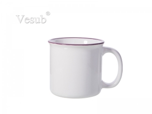 10oz/300ml Ceramic Enamel Mug (PL)