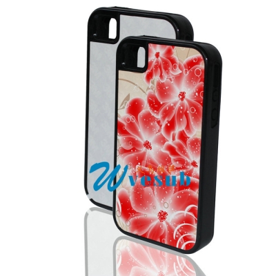 Multi-Protective Sublimation iPhone 4/4s Cover(2-in-1)-Black