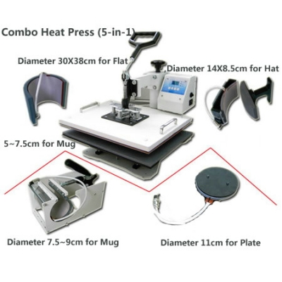 Combo Heat Press (5-in-1)