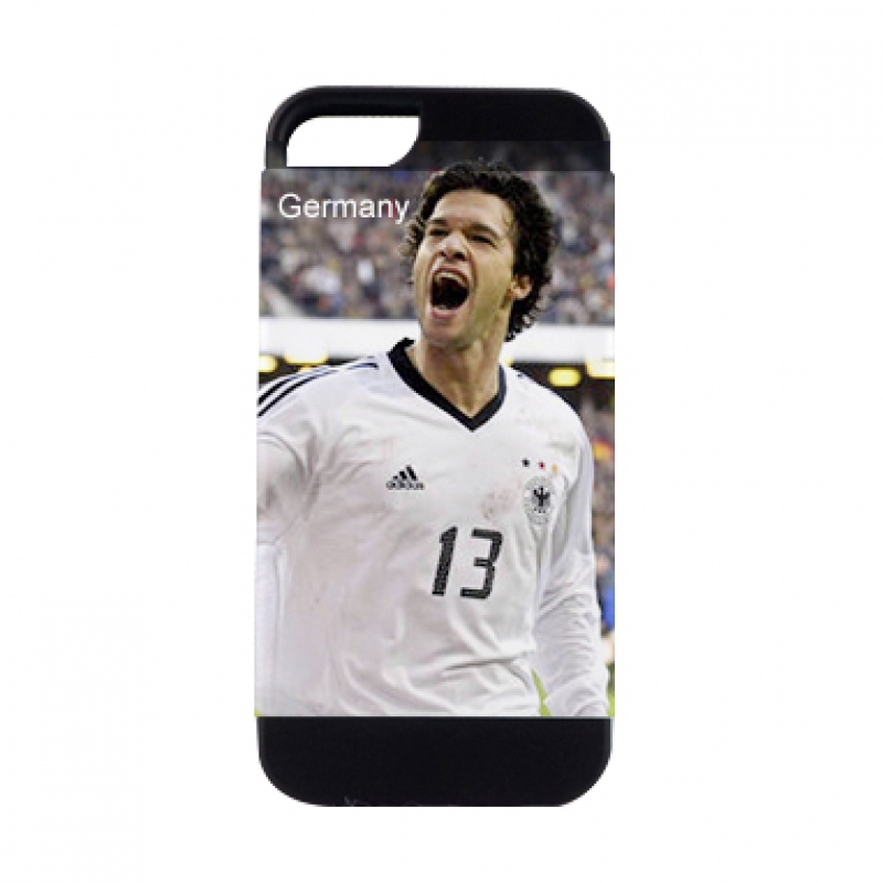2 in 1 3D Sublimation iPhone 5 Frosted Card Insert Black Cover
