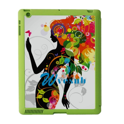 Sublimation Sub Magnetic Flip iPad Case-Green