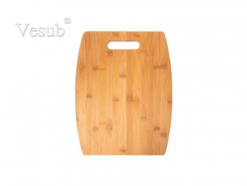 Arc Shaped Bamboo Cutting Board (38*30*1.1cm) MOQ:1000pcs