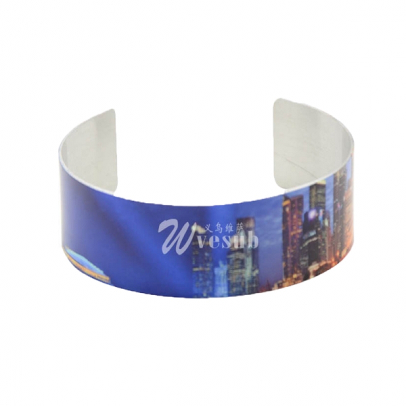 Wholesale Fashion Sublimation Aluminum Bracelet(1.9*16.9cm)