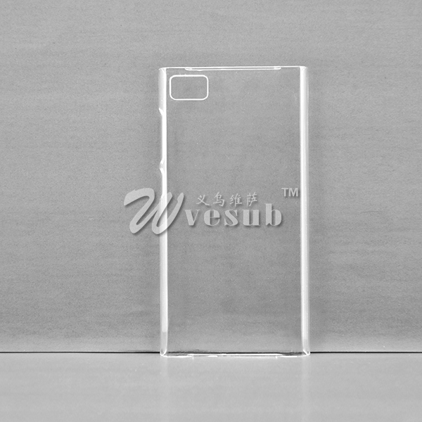 3D Sublimation Xiaomi Mi3 Cases(Coated, Clear Glossy)