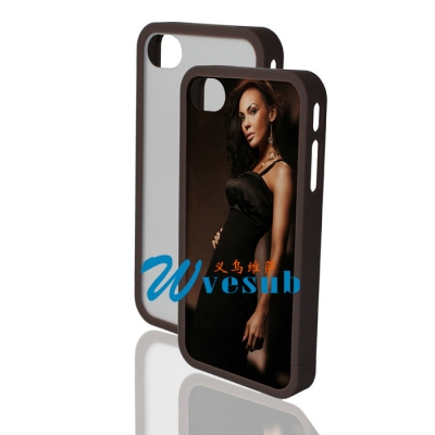 Sublimation Cover Case For Iphone 4/4s-Brown