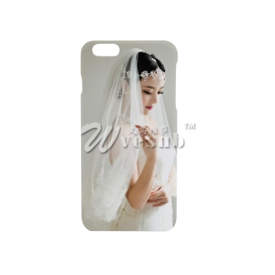 High Quality 3D Sublimation White Coated iPhone 6 Plus Cover